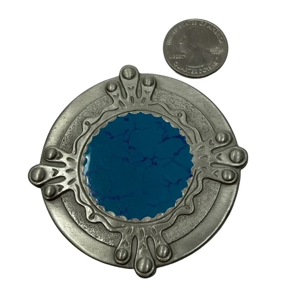 Earth Belt Buckle Life and Sacred‎ Spirits Collection Native American Style